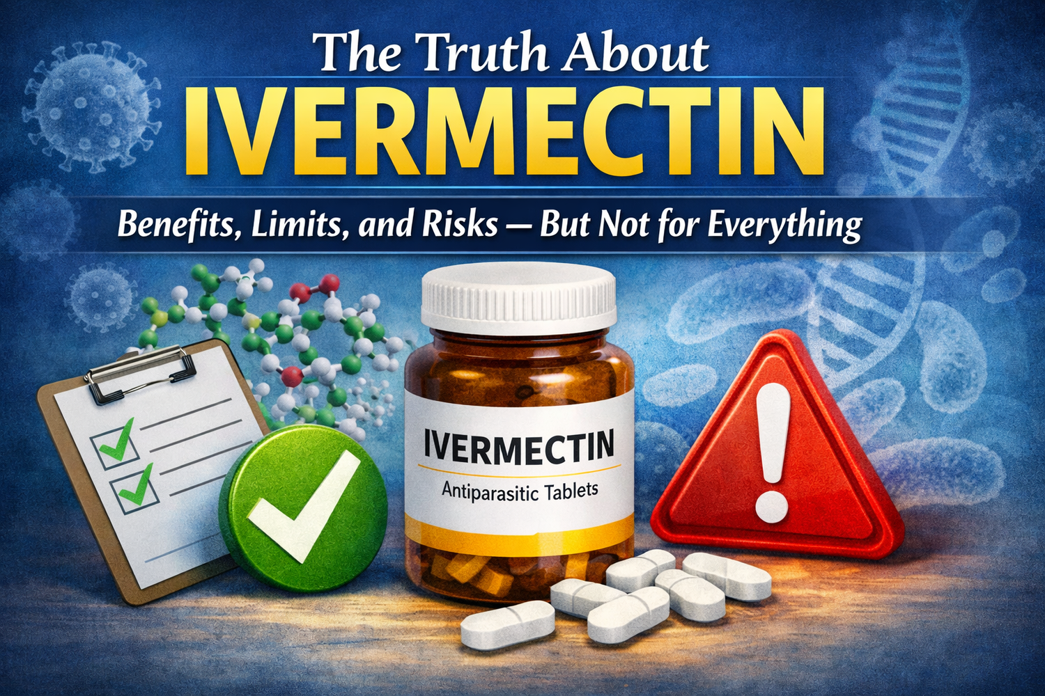 Doctor explaining why ivermectin works for parasites but not for all diseases