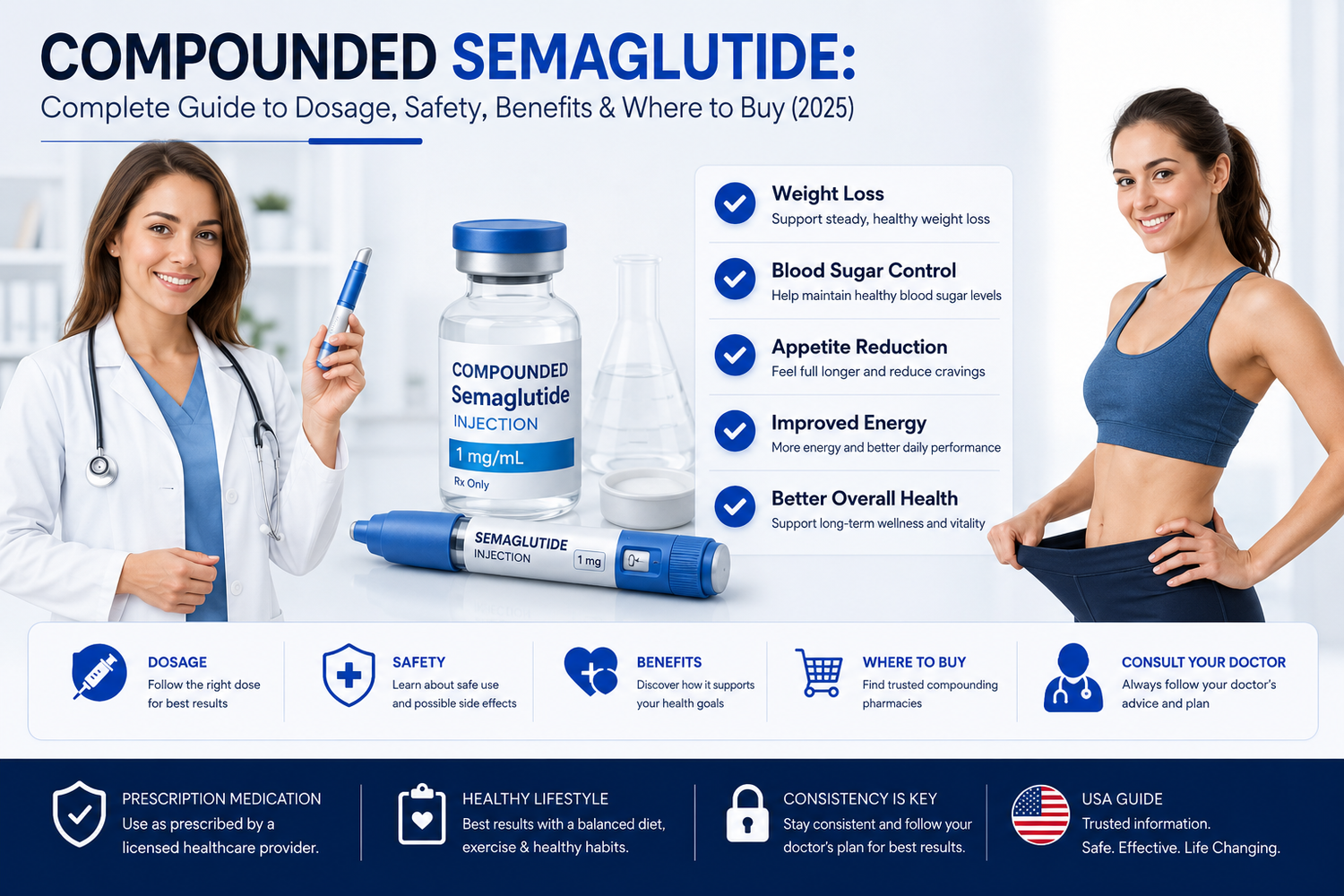 Compounded Semaglutide: Complete Guide to Dosage, Safety, Benefits & Where to Buy (2026