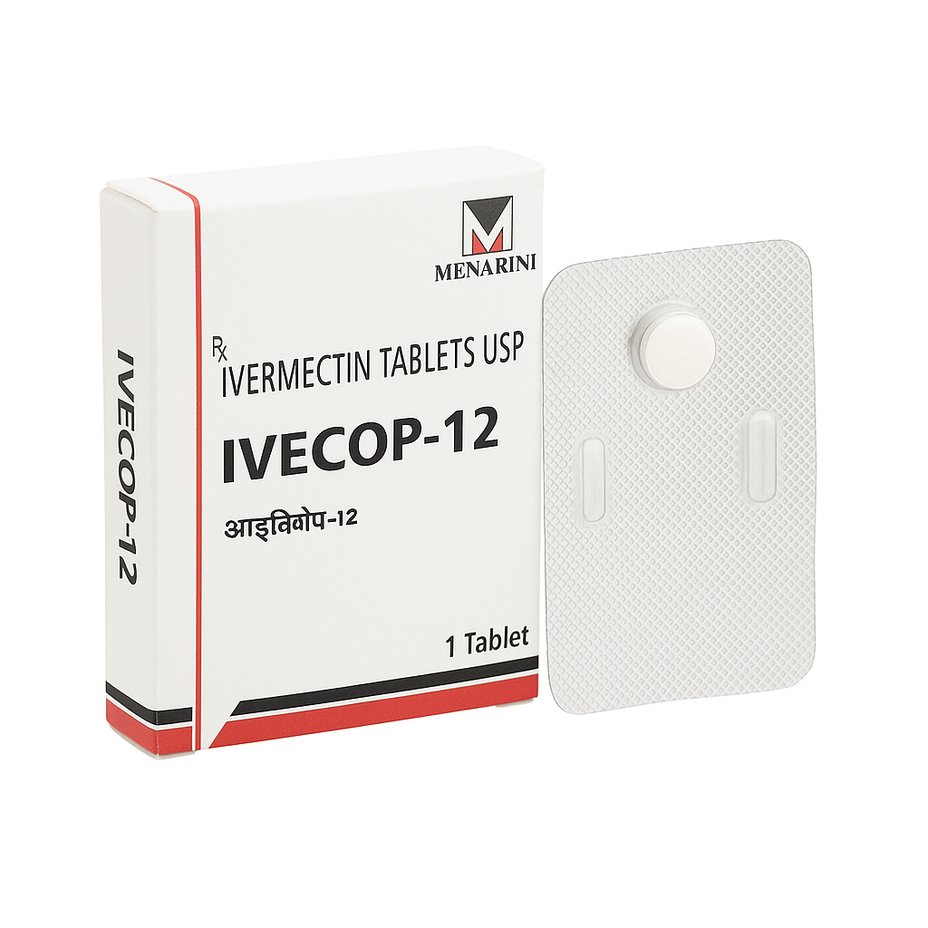 Ivecop 12mg (Ivermectin) - 30 Tablet/s - Medication