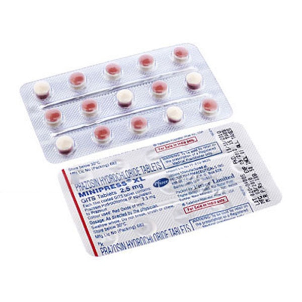 Minipress XL 2.5mg (Prazosin)