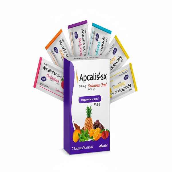 One-week assorted pack of Apcalis-SX 20mg Oral Jelly with box and sachets – Global Medship USA