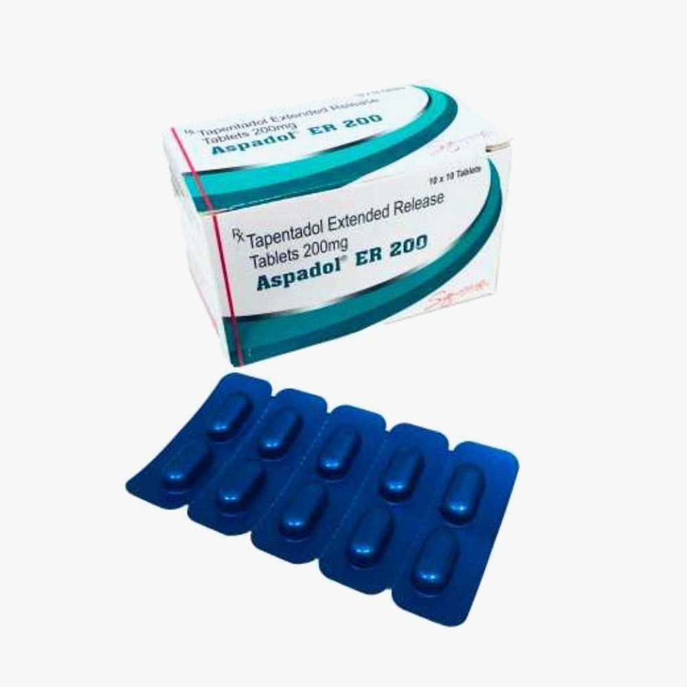 Aspadol ER 200 mg – Tapentadol Extended Release Tablets for Chronic Pain – Global Medship