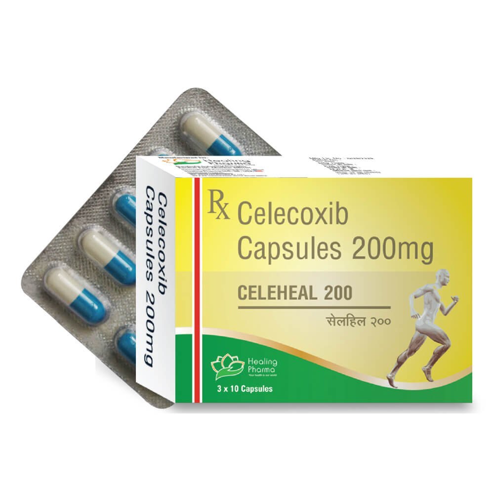 Celeheal 200 mg Capsules – Celecoxib COX-2 NSAID for Arthritis and Inflammation – Global Medship