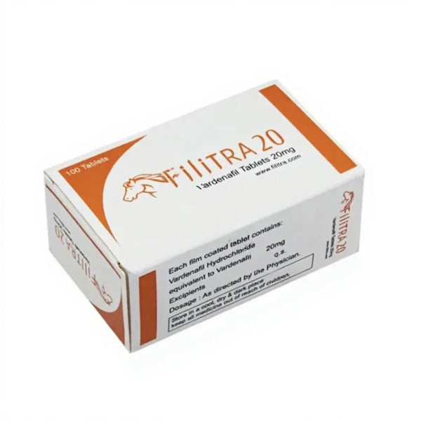 Filitra 20mg Vardenafil tablets for erectile dysfunction