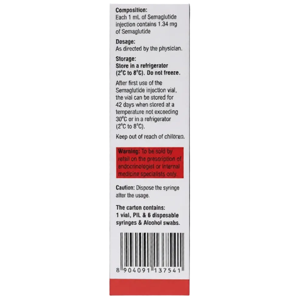 Glipiq 0.25mg/0.5mg injection for semaglutide starter and step-up doses in weight loss initiation and type 2 diabetes management