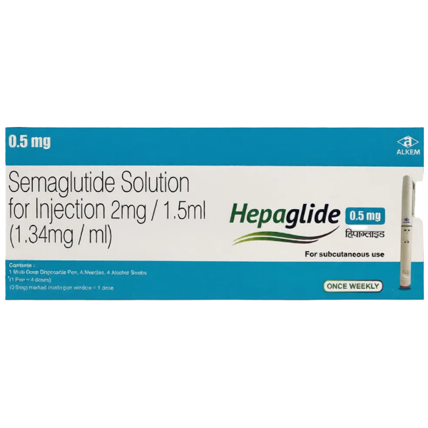 Hepaglide 0.5mg Injection semaglutide pen for diabetes and weight loss treatment