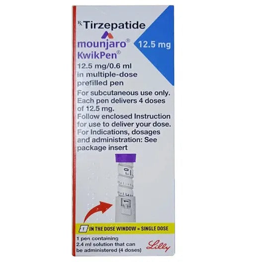 Mounjaro 12.5mg KwikPen (0.6ml per dose / 2.4ml Total) Advanced Dose