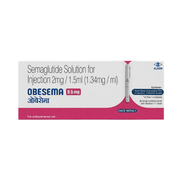 Obesema 0.5mg Injection pen for weight loss and type 2 diabetes treatment