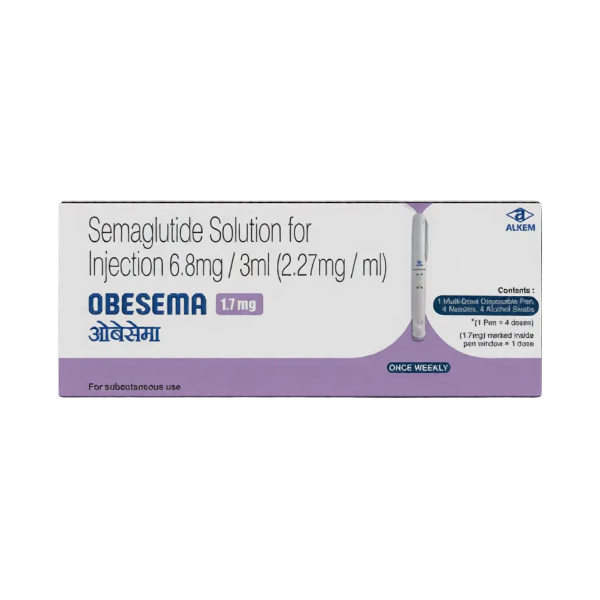 Obesema 1.7mg Injection semaglutide pen for advanced weight loss treatment