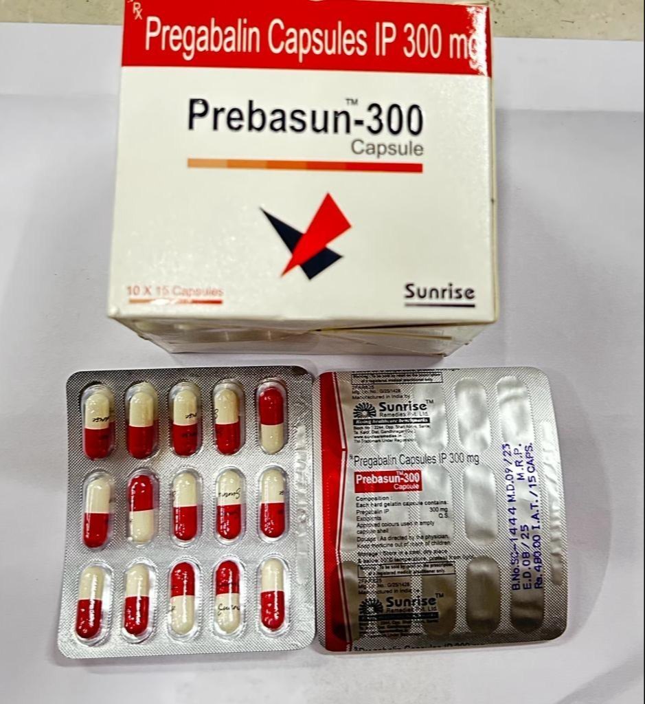 Prebasun 300 mg Capsules – Pregabalin for Nerve Pain, Fibromyalgia & Anxiety – Global Medship