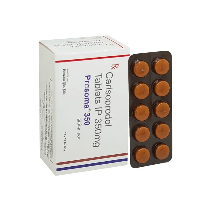 Prosoma 350 mg Carisoprodol Tablets for Muscle Pain Relief – Global Medship