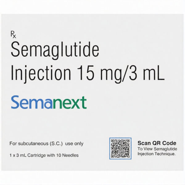 Semanext semaglutide 3ml cartridge with 10 needles for reusable injection pen