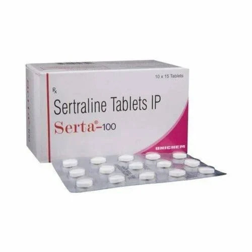 Serta 100 mg Tablets – Sertraline SSRI Antidepressant for Depression, Anxiety & OCD – Global Medship