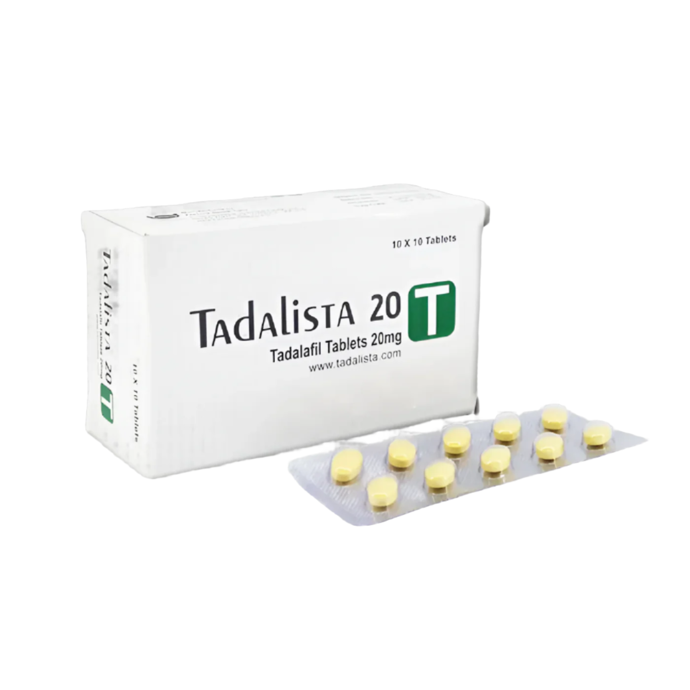 Tadalista 20mg Tadalafil Tablets with full box and blister pack – Global Medship USA
