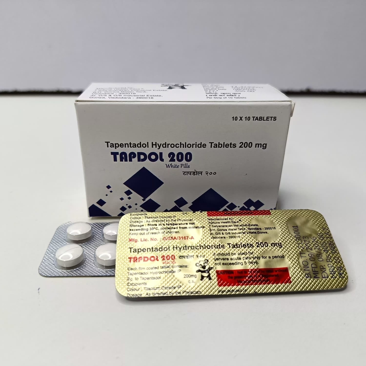 Tapdol 200 mg Tablets – Tapentadol Extended-Release Pain Relief – Global Medship
