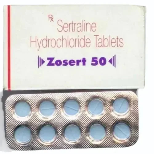 Zosert 50 mg Tablets – Sertraline SSRI for Depression and Anxiety – Global Medship
